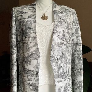 NWT DVF Paulette Marble Sequin Evening Jacket Elegant Cocktail Christmas Jacket
